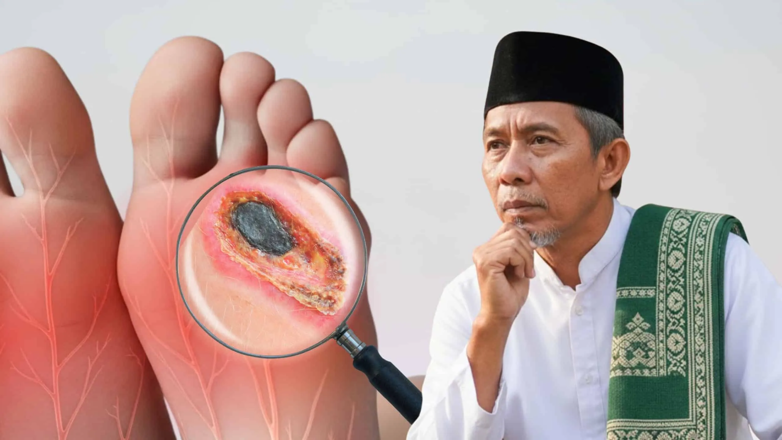 Penderita Diabetes dengan Luka Kaki Berpuasa: Bolehkah?